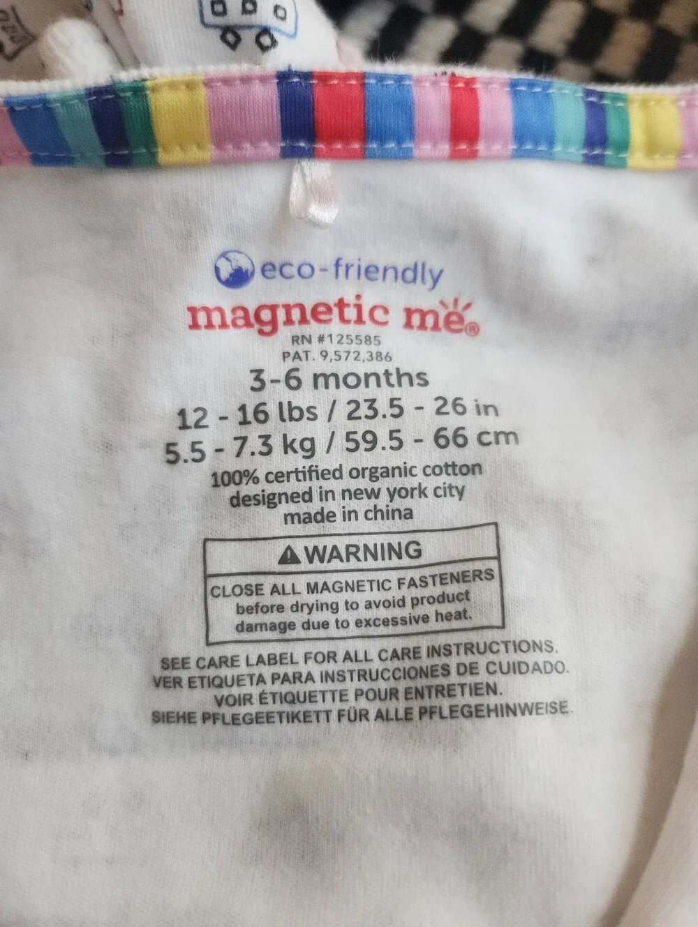 MAGNETIC ME 3-6 Month 2 Piece Organic Cotton Footie Bundle